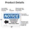 Signmission No Deliveries To This Entrance OSHA Notice Sign, Aluminum, 18in W x 12in L, 2PK OS-2PACK-NS-A-1218-L-14475 - alternate 7